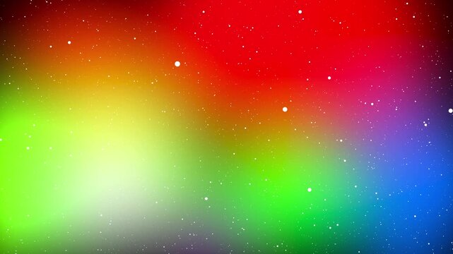 Simple colorful background with mini ball concept animation. 