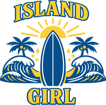 Mentally at the beach surf vector, ocean wave surfboard illustration, tropical palm trees design, beach lifestyle graphic, summer vacation typography, coastal aesthetic artwork, surfer logo, seaside r