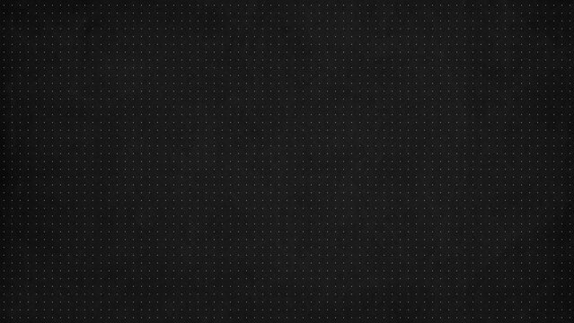 Black dotted grid desktop wallpaper, minimal background