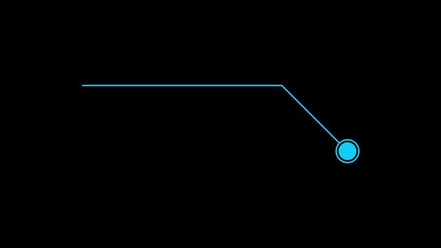 Simple HUD elements rectangle frame lines callout animation for text on black. Hud callout rectangle text box animation. 4k video.