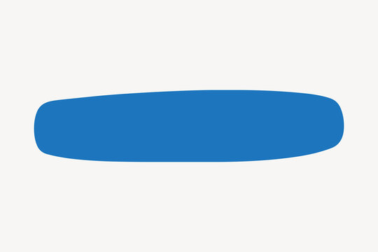 Blue underscore sign illustration