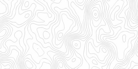 Fototapeta premium Contour abstract map relief land outline. Topographic map patterns. White wave paper curved reliefs abstract background. Background of the topography map. Abstract pattern with lines.