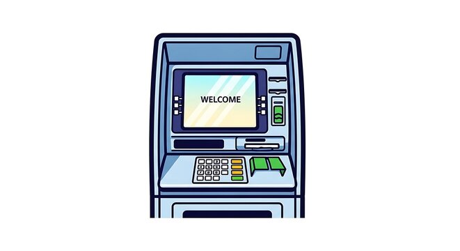 Automated Teller Machine - Banking and Financial Transactions.