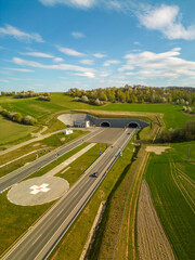 The longest tunnel in Poland on the S3 route near the city of Kamienna Góra © Marcin