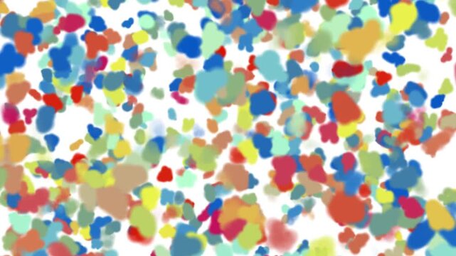 colorful confetti background motion video move.abstarct colorful background motio