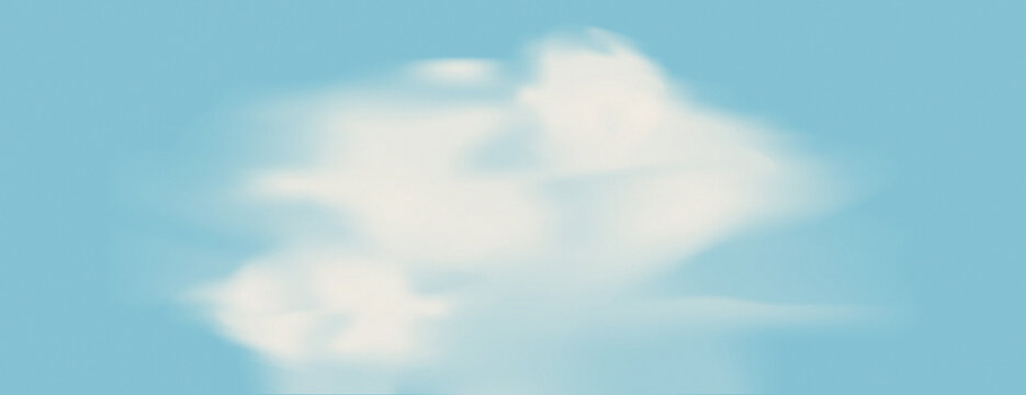 Soft clouds against blue sky background