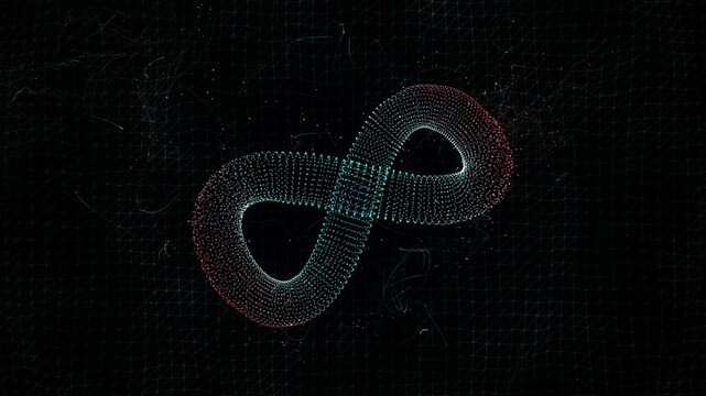 abstract binary code motion video move background