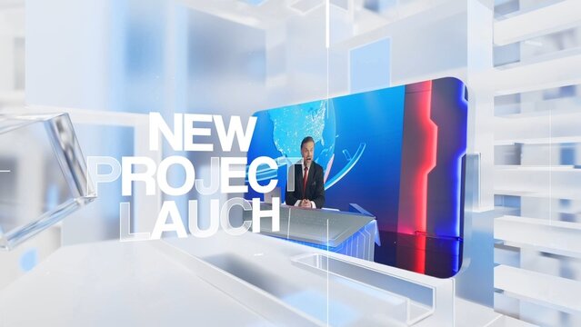 Glass Broadcast Studio Opener