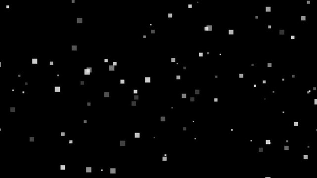 Cosmic starfield animation loop background, stars galaxy universe, cosmos space