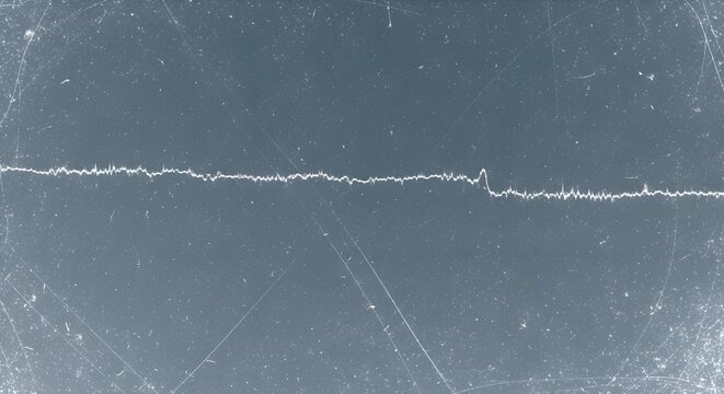 Abstract waveform on dark background, sound wave, music, science, technology concept