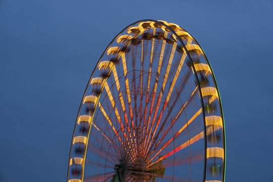 Ferris Wheel, 	fun fair at the Deutz bank of the Rhine, autumn fun fair, Cologne, North Rhine-Westphalia, Germany