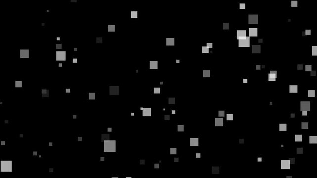 Abstract digital pixel grid transition effect animation background, binary block