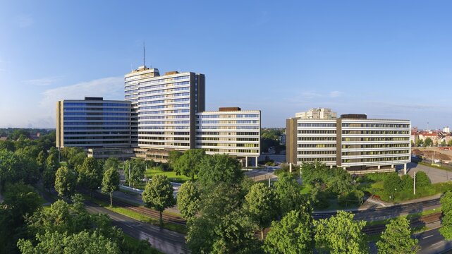Federal Employment Agency, BA, also Employment Agency, Head Office, Regensburger Str. 100, Nuremberg, Central Franconia, Franconia, Bavaria, Germany