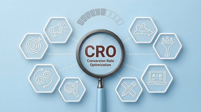 CRO conversion rate optimization concept