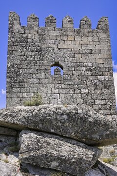 Castle and tower, Sortelha, Serra da Estrela, Beira Alta, Portugal