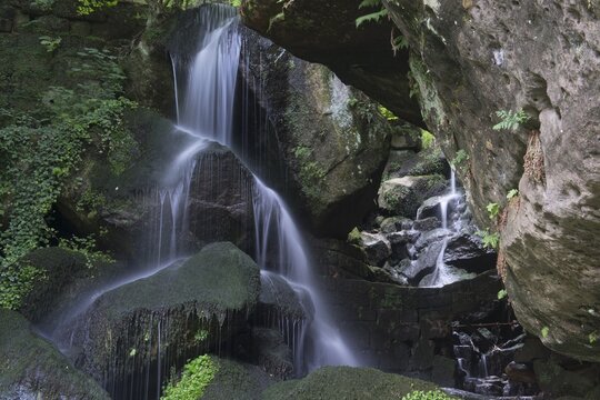 Lichtenhainer Waterfall, Saxony, Germany