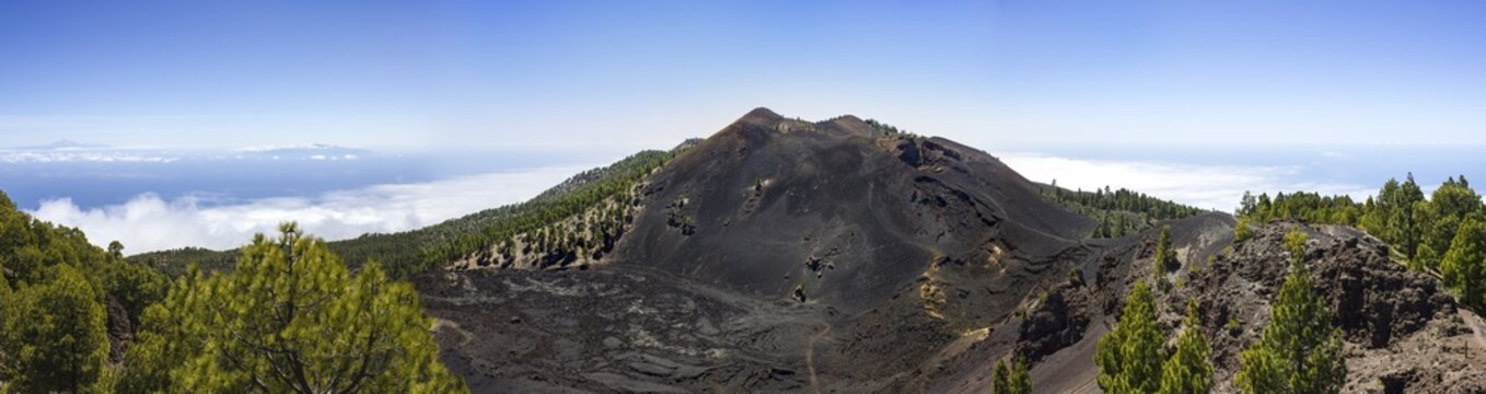 Duraznero volcano, "Ruta de los Volcanes", Volcano Route, Cumbre Vieja Natural Park, La Palma, Canary Islands, Spain