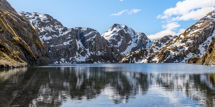 Lake Harris, Conical Hill, Routeburn Track, Mount Aspiring National Park, Westland District, West Coast, Southland, New Zealand