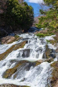 Yudaki Waterfall, River Yu, Nikkō National Park, Nikkō, Tochigi Prefecture, Japan