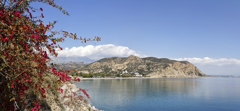 Harbour at Agia Galini, Crete, Greece, Europe