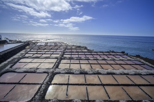 Saltworks of, Fuencaliente, La Palma, Spain
