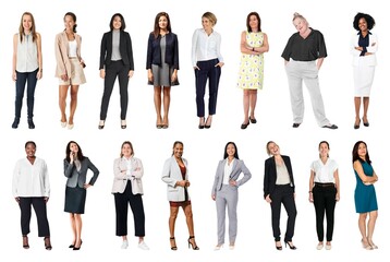 Obraz premium Diverse professional women group