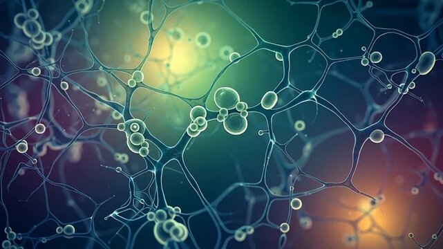 Neuron Network Connections Brain Cells.