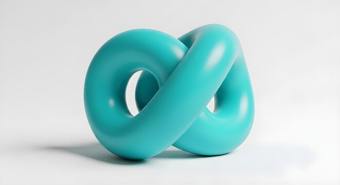 Un juguete Tangle azul sobre un fondo blanco, perfecto para aliviar el estr&eacute;s y jugar creativo