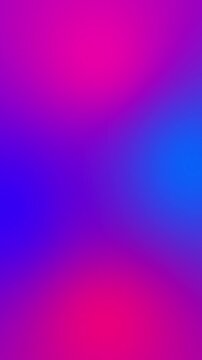 Neon purple free gradient animated background. Fluid liquid smooth animation of ultraviolet indigo circular colors with blurred bright lights crossing together for minimal video background loop