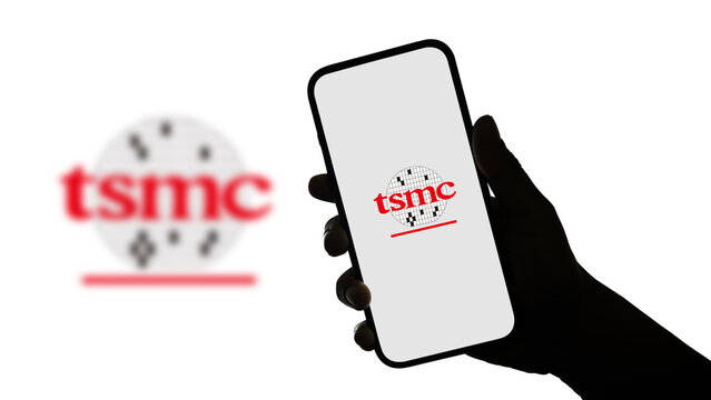 TSMC logo displayed on a smartphone screen &ndash; Delhi, India &ndash; June 04, 2025