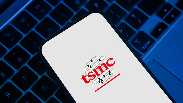TSMC logo displayed on a smartphone screen &ndash; Delhi, India &ndash; June 04, 2025