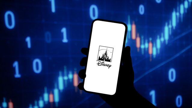 The Walt Disney Company logo displayed on a smartphone screen &ndash; Delhi, India &ndash; June 04, 2025
