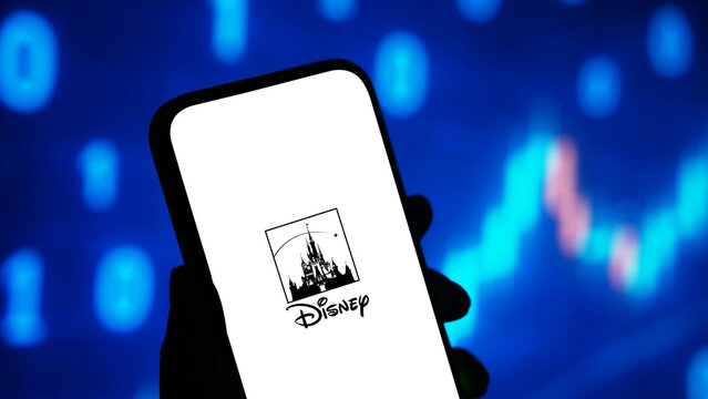 The Walt Disney Company logo displayed on a smartphone screen &ndash; Delhi, India &ndash; June 04, 2025