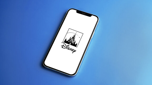 The Walt Disney Company logo displayed on a smartphone screen &ndash; Delhi, India &ndash; June 04, 2025