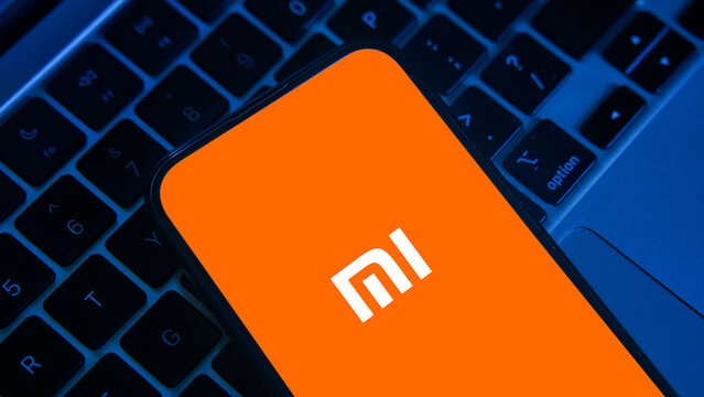 Xiaomi logo displayed on a smartphone screen &ndash; Delhi, India &ndash; June 04, 2025