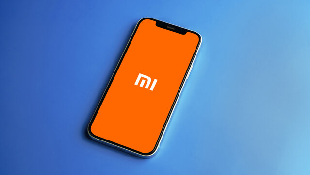 Xiaomi logo displayed on a smartphone screen &ndash; Delhi, India &ndash; June 04, 2025