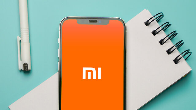 Xiaomi logo displayed on a smartphone screen &ndash; Delhi, India &ndash; June 04, 2025