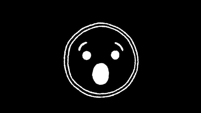 Shock and Awe: A simple yet expressive illustration of a stunned, wide-eyed emoji, its open mouth reflecting the feeling of astonishment or disbelief. 