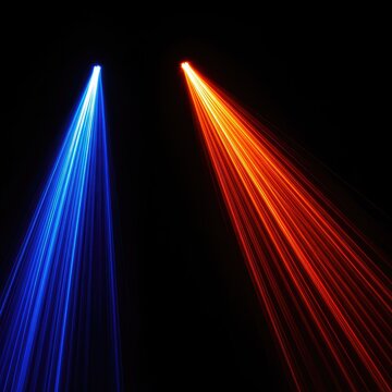 Ghostly residual color trails creating an abstract visual effect. Vibrant light streaks and persistent contrasting hues blurring across the frame, hue, visual, modern