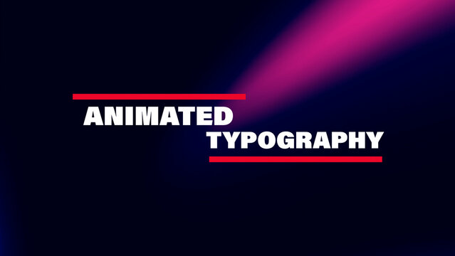Animated Typography