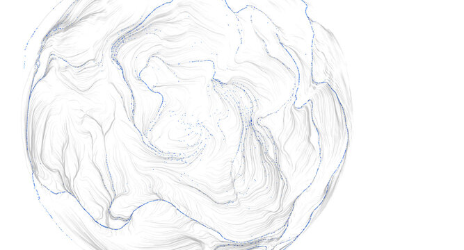 Abstract design showing flowing lines. Perfect for use in backgrounds, modern art and gra