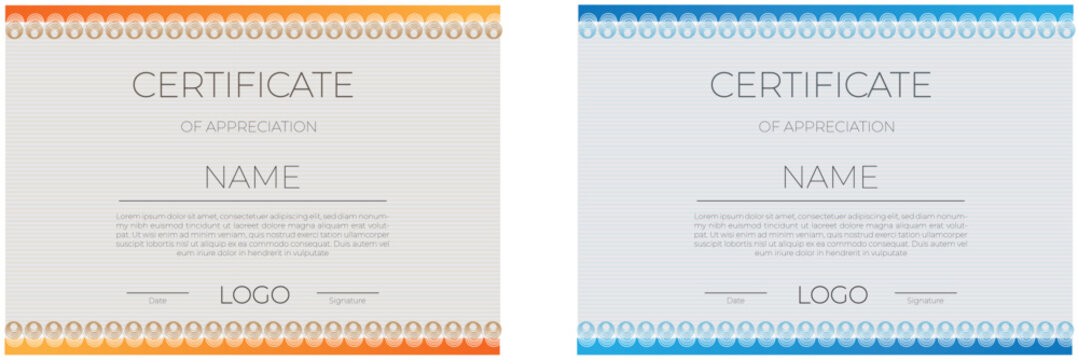 certificate design