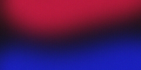 Striking red to blue ombre gradient with subtle grain texture for a vibrant modern artistic background design © Mahmuda