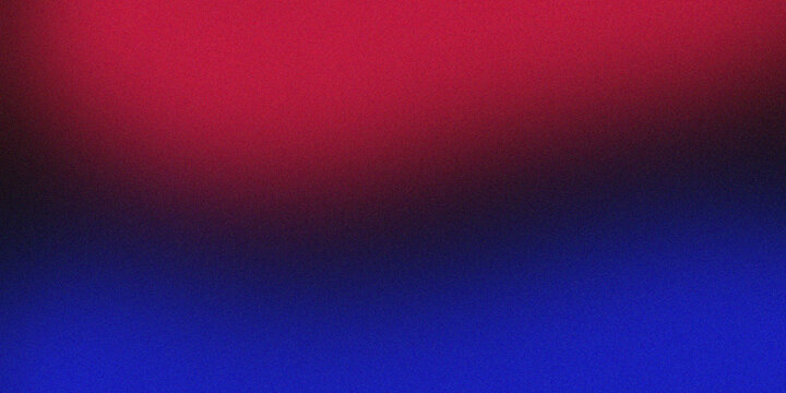 Striking red to blue ombre gradient with subtle grain texture for a vibrant modern artistic background design
