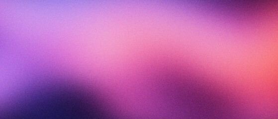 Fototapeta premium Vibrant purple gradient background with soft grainy texture, abstract pink and violet blur backdrop for digital marketing, colorful aesthetic mesh wallpaper for social media and web design.