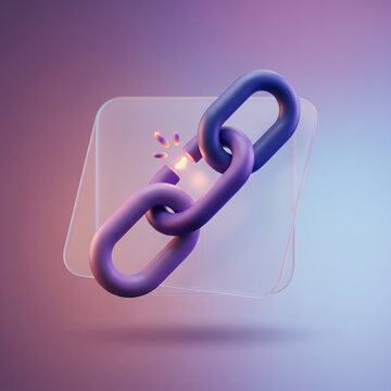 3D render of a broken chain link symbolizing disconnection and security breach concept with disconnection security disconnected cybersecurity abstract vulnerability illustration isolated
