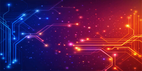 Abstract blue background with glowing stars and magic light effects creates a shiny motion design for a holiday space night illustration © AbidurRahman