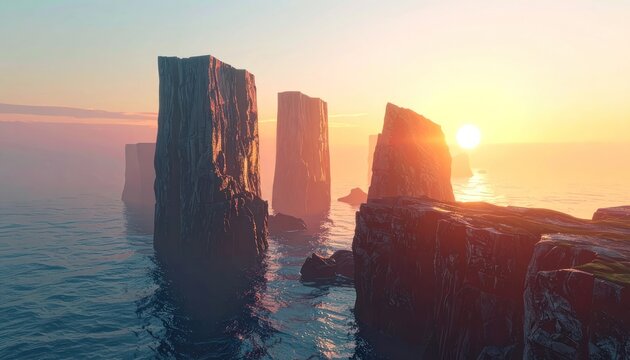 Ephemeral luminescence upon sculpted shores