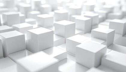 Obraz premium A boundless expanse of geometric forms