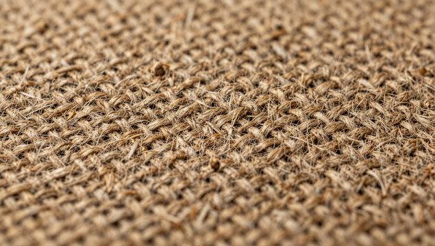 Rustic Raw Burlap Grain and Organic Fiber Texture